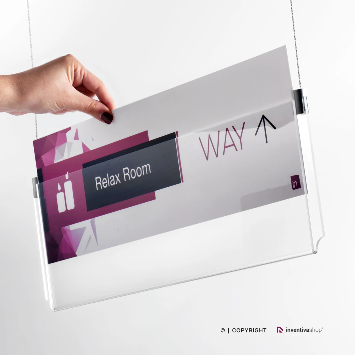 Tasche in Plexiglass per segnaletica ed informazione: Easy Pocket