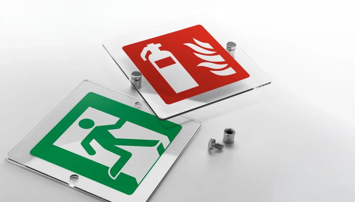 Segnaletica sicurezza plexiglass