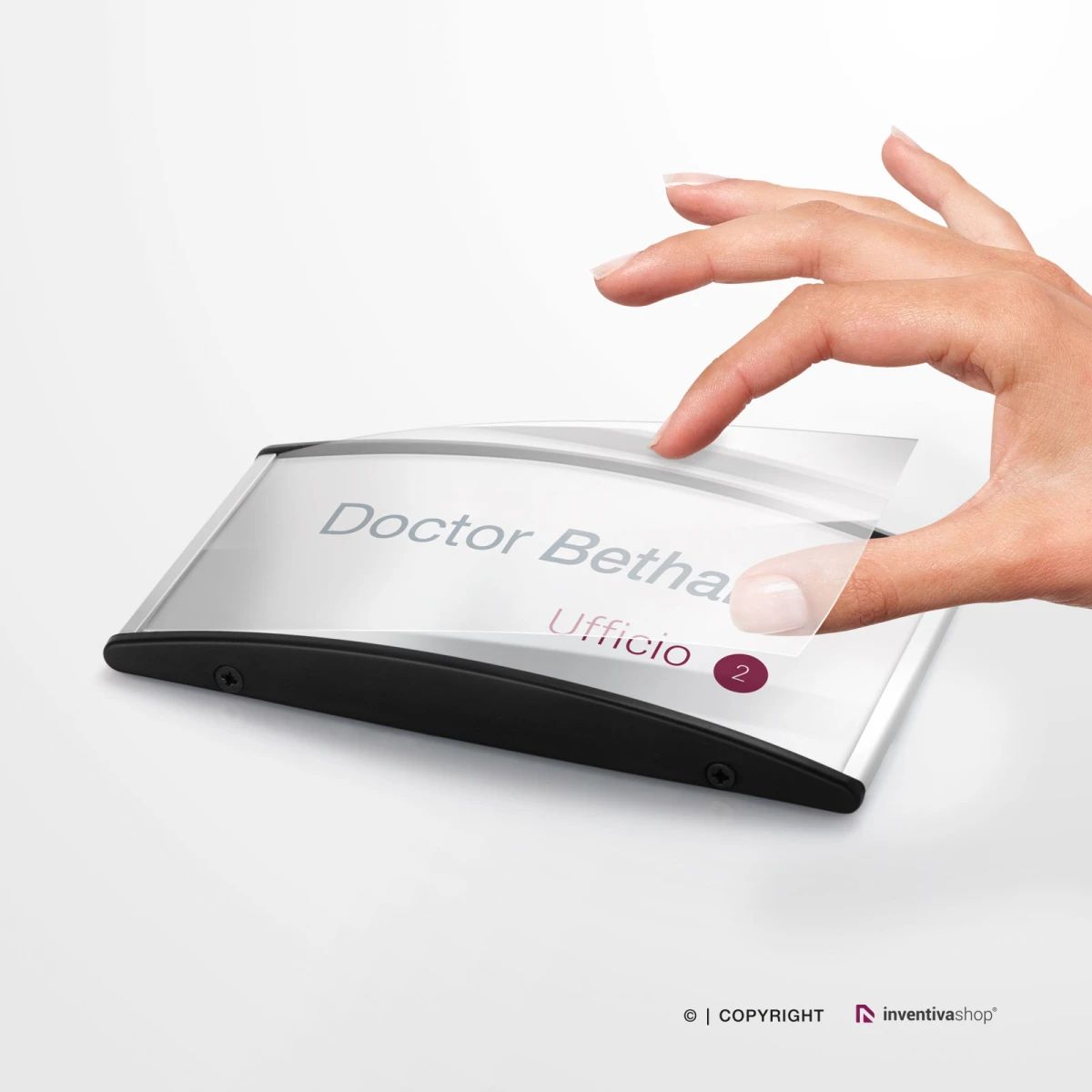 Sign Round a parete mm 148 x 50