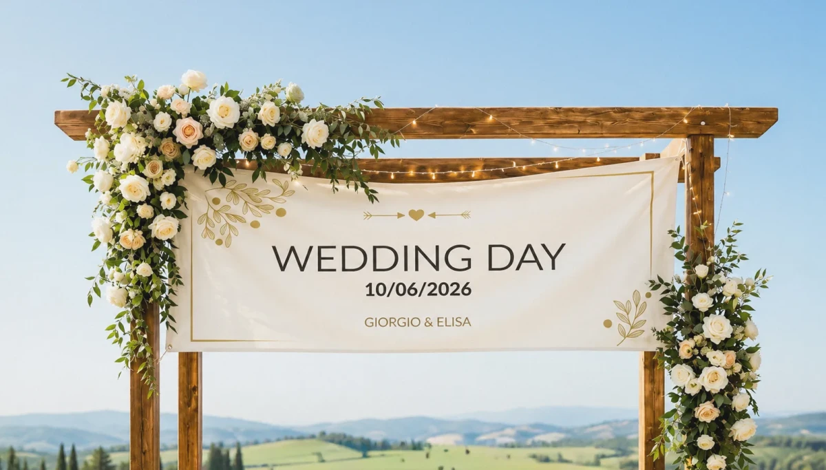 Striscioni per Wedding
