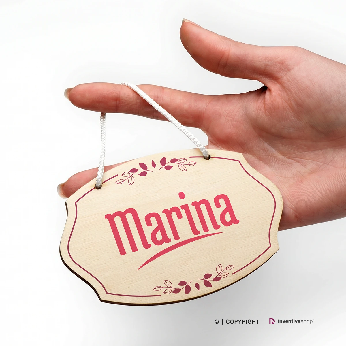 Targhette in Legno per porte camere