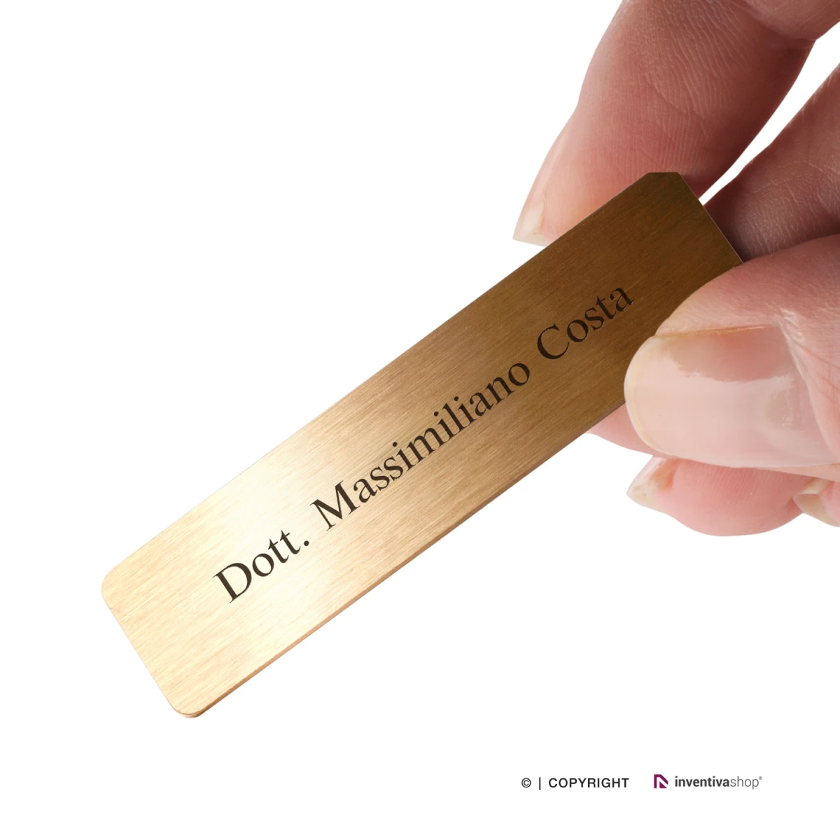 Targhette Citofono in Ottone