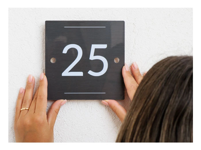 Targhette porta per numerazione