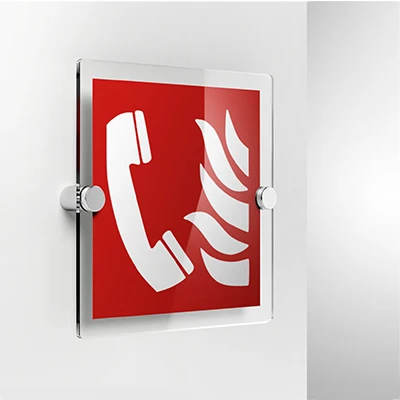 Cartello telefono di emergenza antincendio F006