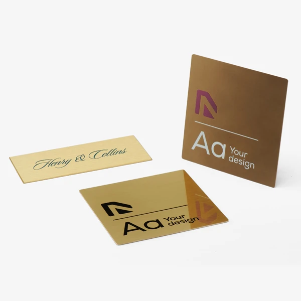 Targhetta ufficio con nome stile classic
