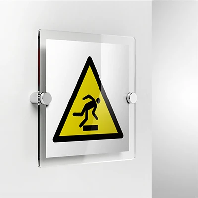 Cartello pericolo di inciampo W007