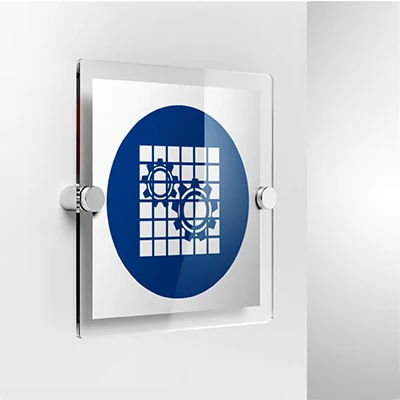 Cartello obbligo di verificare l'efficienza della protezione M027