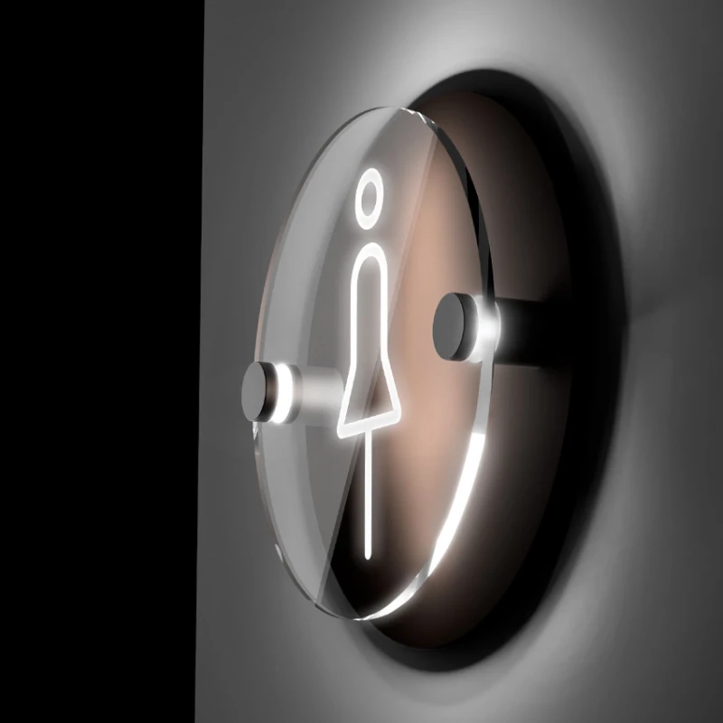 Targhe luminose da interno