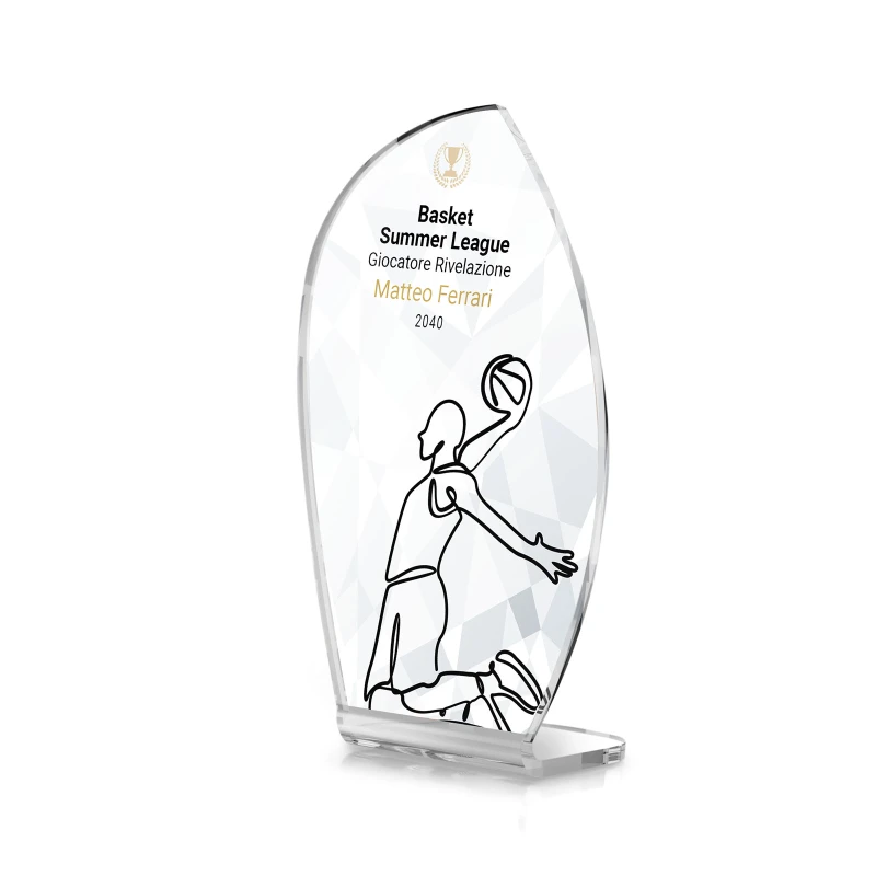 Trofeo premiazione Basket