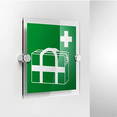 Cartello borsa medica d'emergenza E027