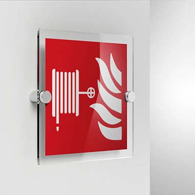 Cartello lancia antincendio F002