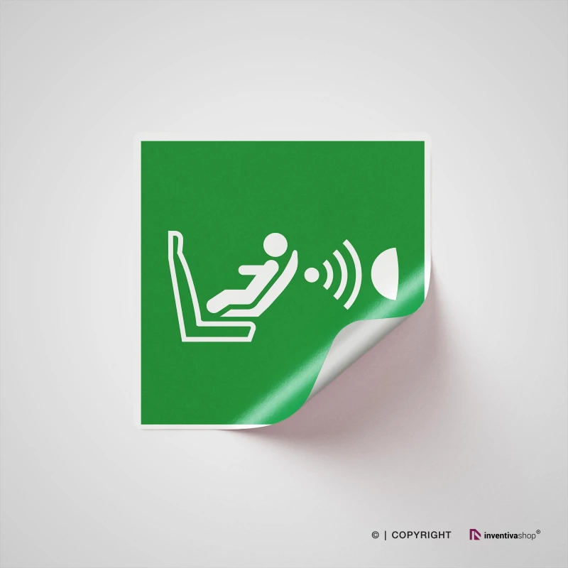 Cartello orientamento sedile per bambini (CPOD) E014