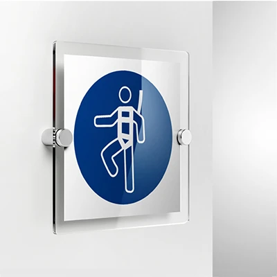 Cartello imbracatura di sicurezza obbligatoria M018