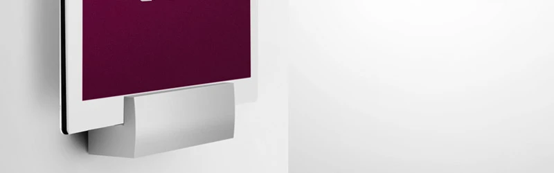 Fissaggio a parete Clamp Wall per cartello in alluminio