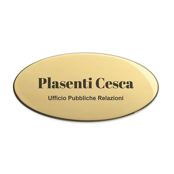 Dietro porta ottone prestige