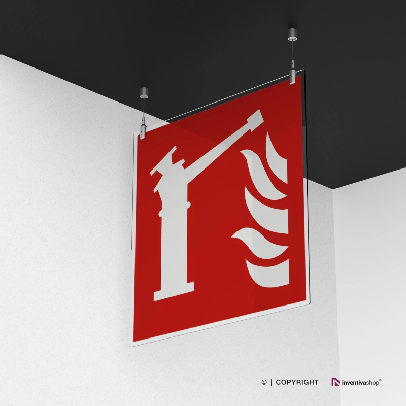 Cartello spingarda antincendio F015