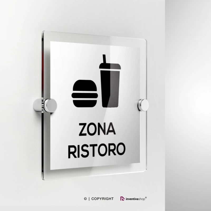 Cartello zona ristoro