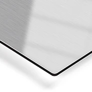 Tipo di materiale alluminio composito silver spazzolato