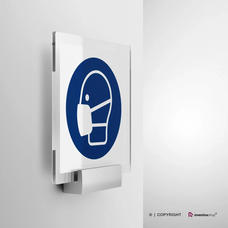 Cartello maschera obligatoria M016