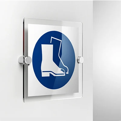 Cartello calzature di sicurezza obbligatorie M008