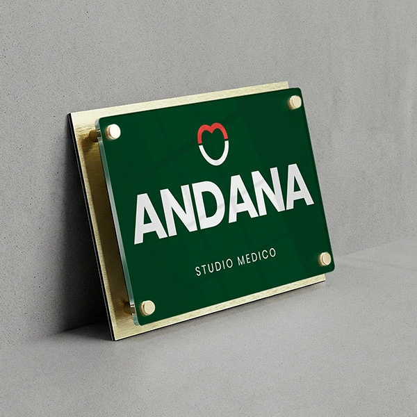 Targa studio medico Doppia Lastra