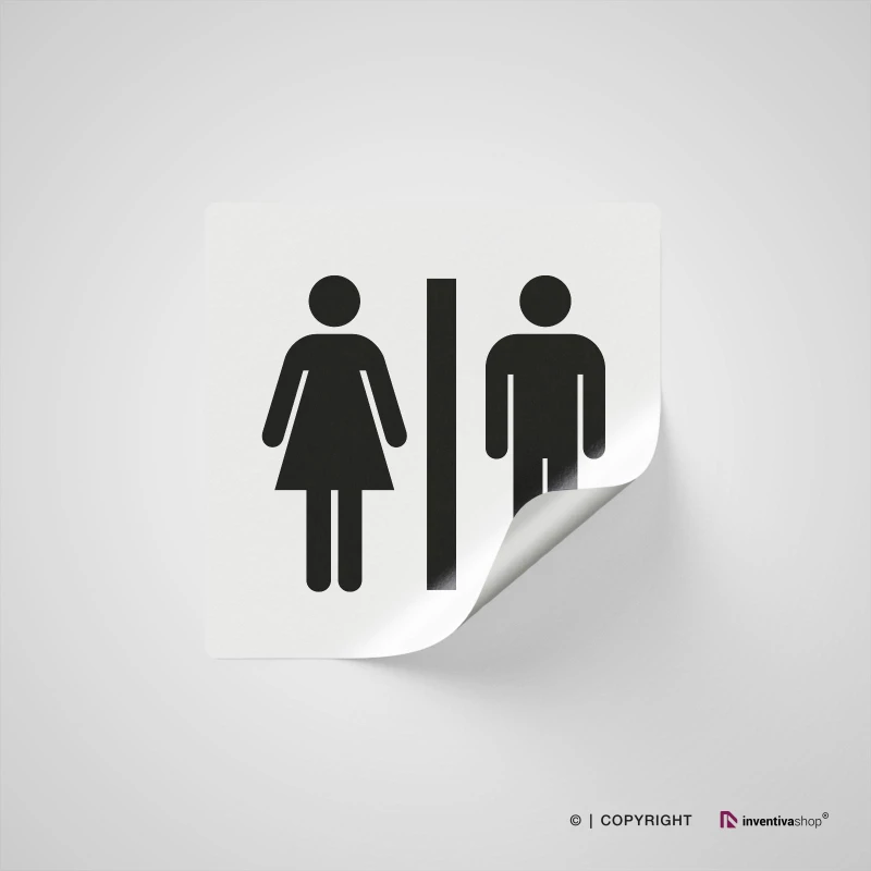 Cartello toilette standard