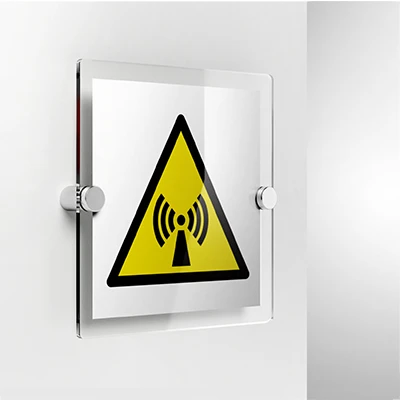 Cartello pericolo radiazioni non ionizzanti W005