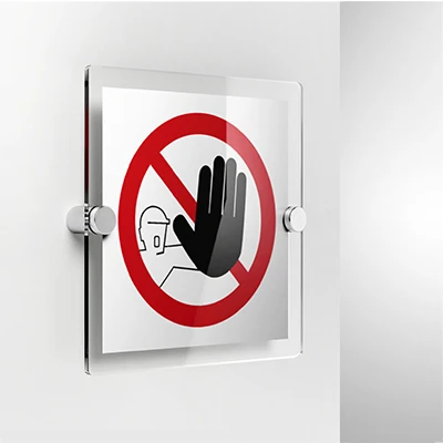 Cartello vietato l'accesso