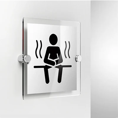 Cartello sauna