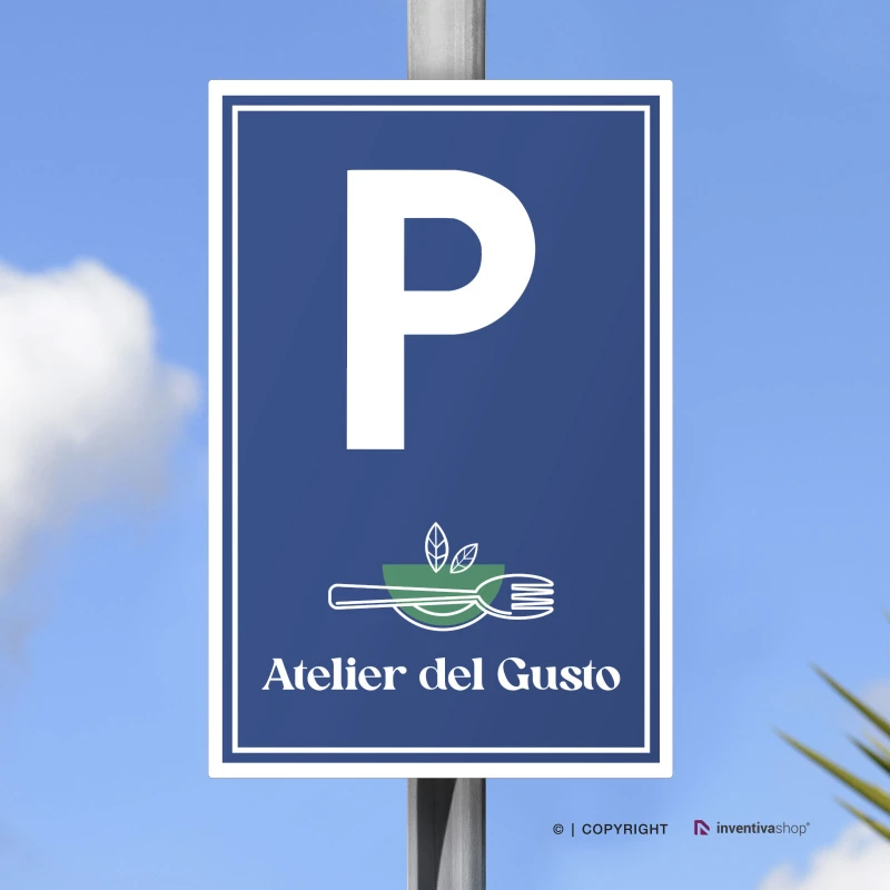 Cartello per parcheggio