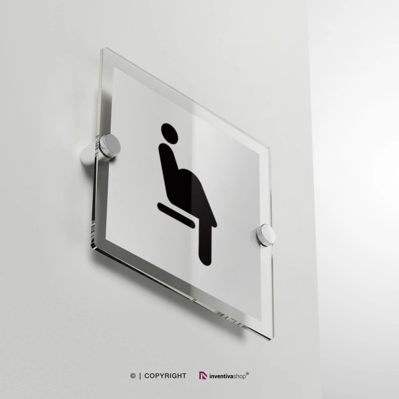 Cartello posto riservato donna incinta