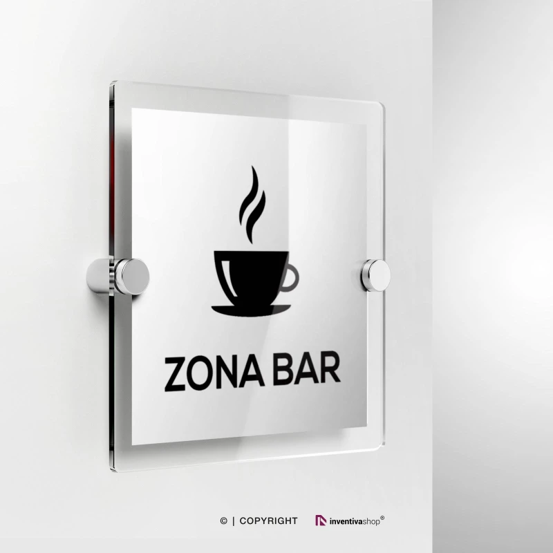 Cartello zona bar