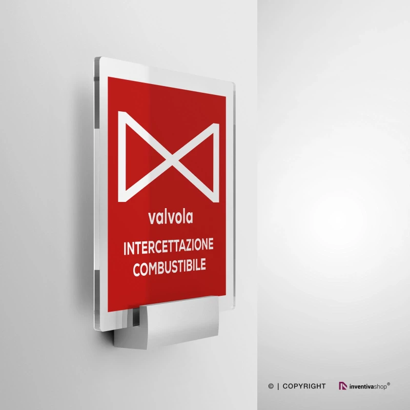 Cartello valvola intercettazione combustibile