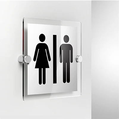 Cartello toilette standard