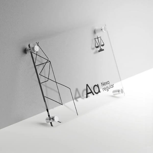 Targa Singola Lastra Plexiglass Stampata