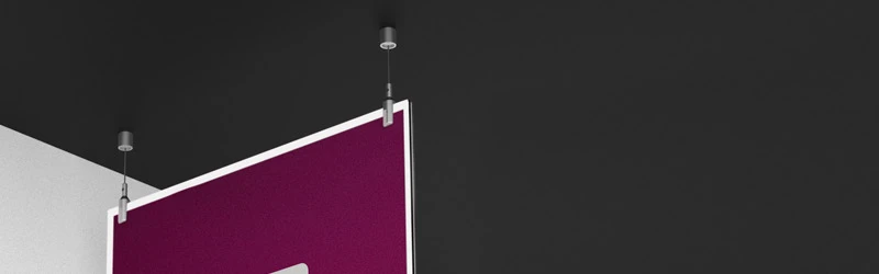 Fissaggio a soffitto Kit Hanging per cartelli in alluminio