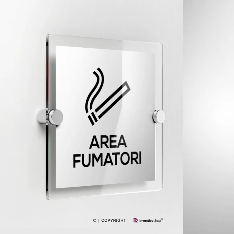 Cartello area fumatori