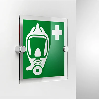 Cartello autorespiratore d'emergenza E029