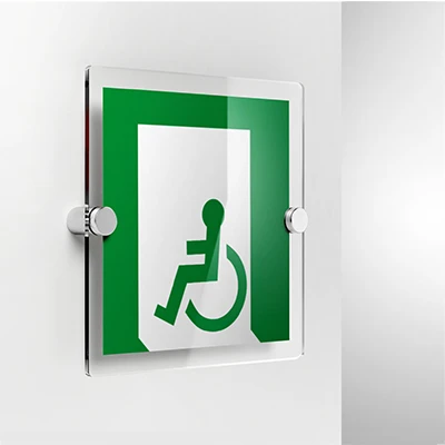 Cartello uscita d'emergenza disabili E026/ E030