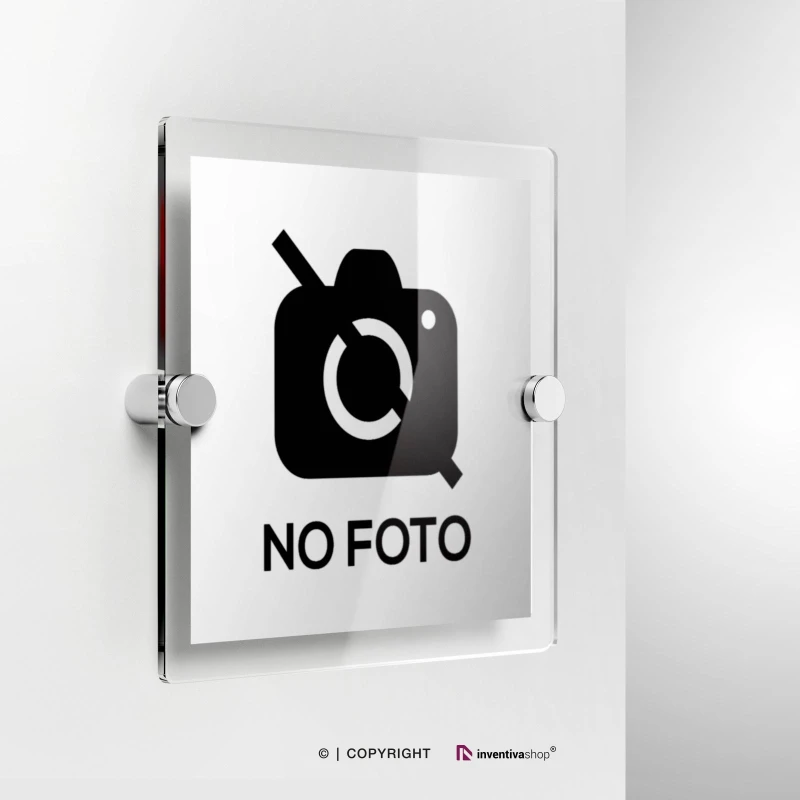 Cartello no foto