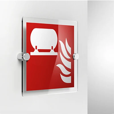 Cartello installazione fissa antincendio F012