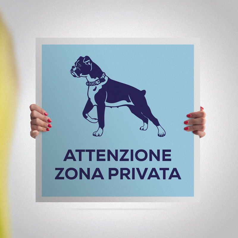 Cartelli Attenti al cane