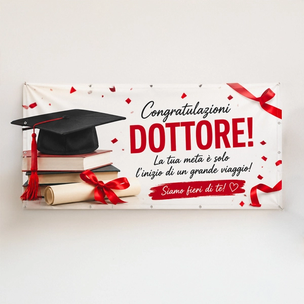 Striscioni per Laurea