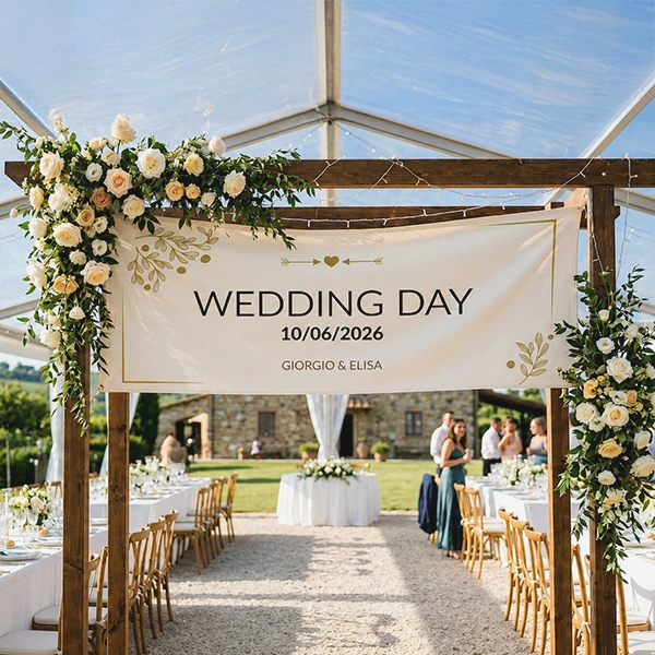 Striscioni per Wedding