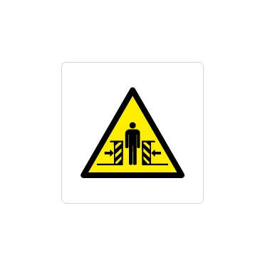 Pericolo di schiacciamento W019