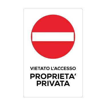 Vietato l'accesso proprietà privata