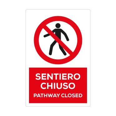 Sentiero chiuso