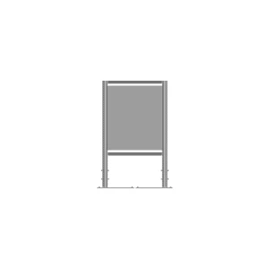60x100 con 1 pannello cm 50x60