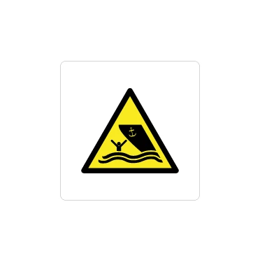 Attenzione area navigabile W058