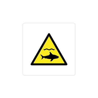 Attenzione squali W054